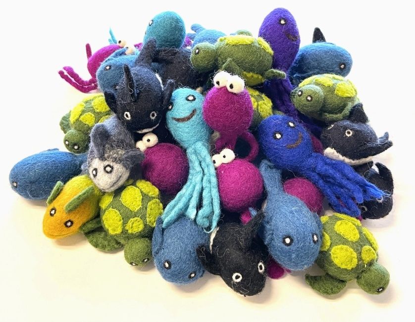 Aquatic Wool Pet Toy