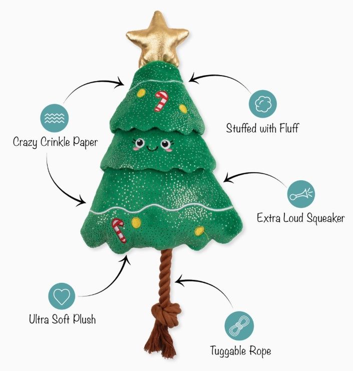 Fir Real Fun Ahead Plush Dog Toy