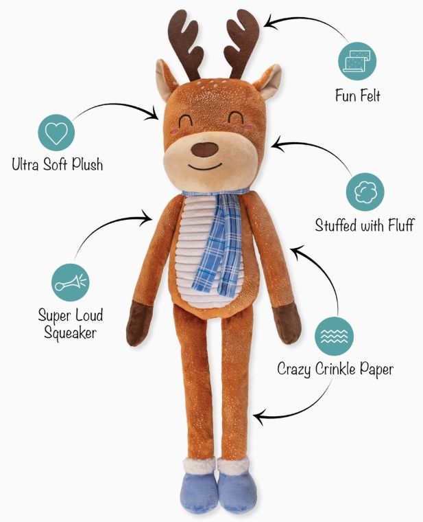 Dashin&#39; Around Large Plush Dog Toy