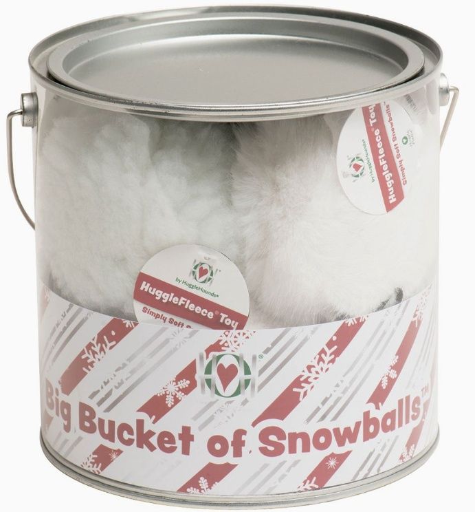 Nordic Frost Big Bucket of Snowballs Dog Toys (8pk)