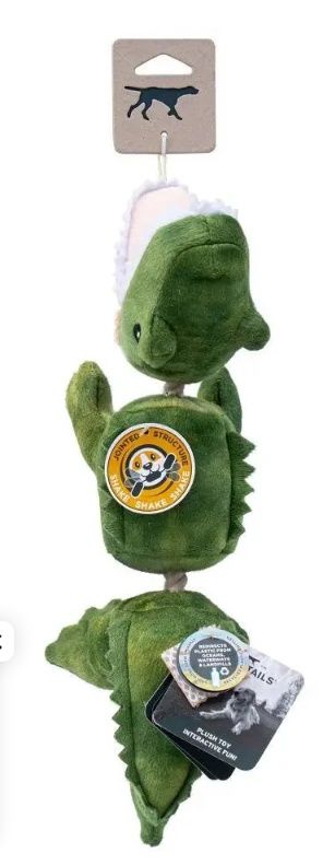Jointed Plush Alligator Plush Dog Toy