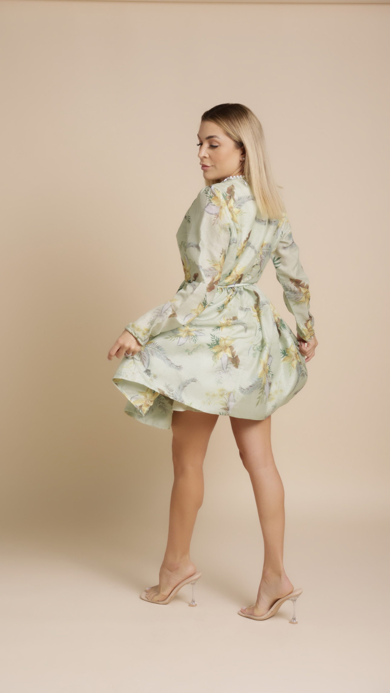 Crystal Floral Dress