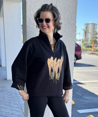 Victoria Fleece *Copper Hearts*