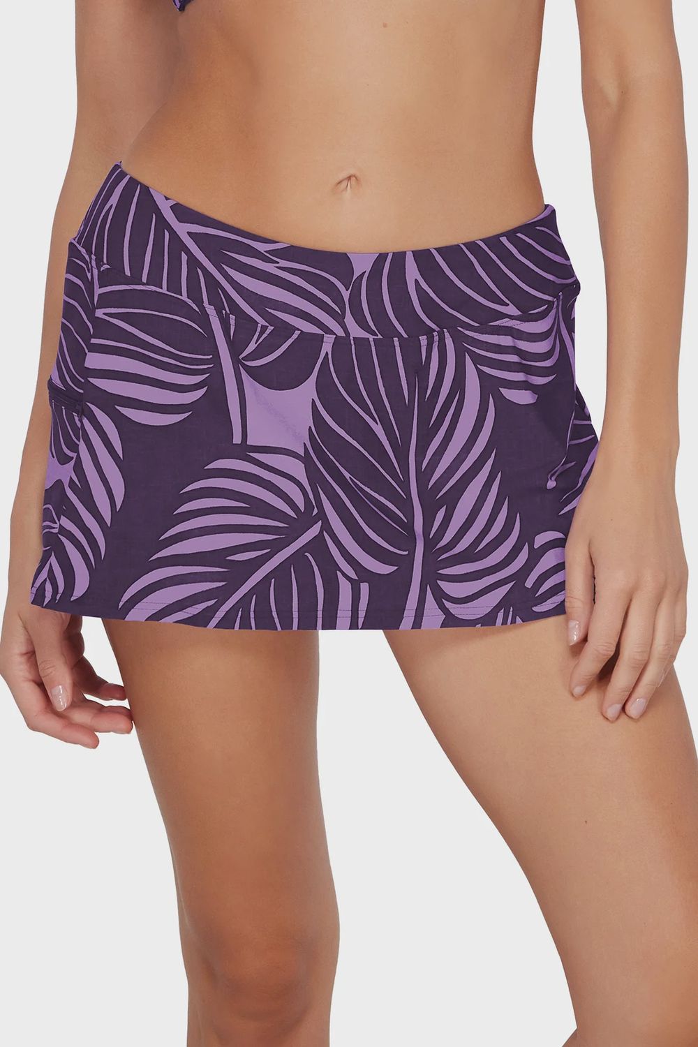 Sunset Swim Btm Print Skort