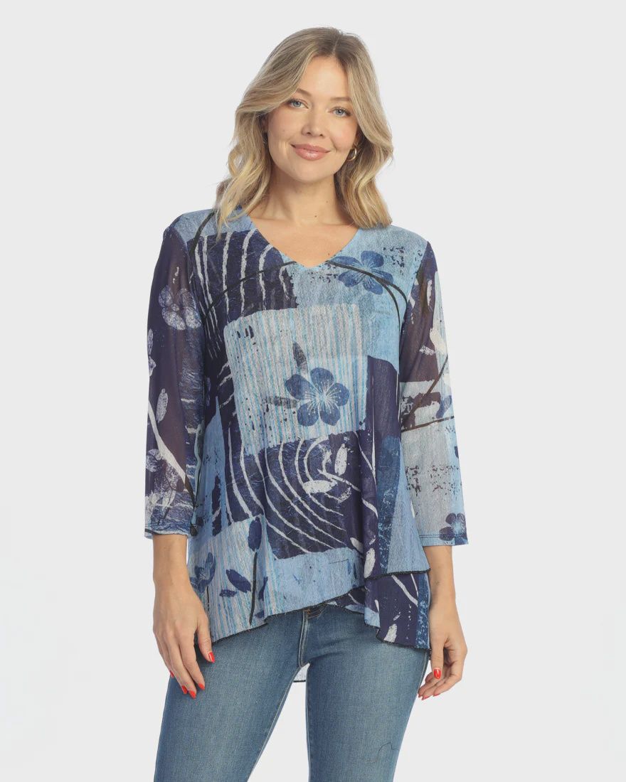 JNJ  V-neck Top CM2