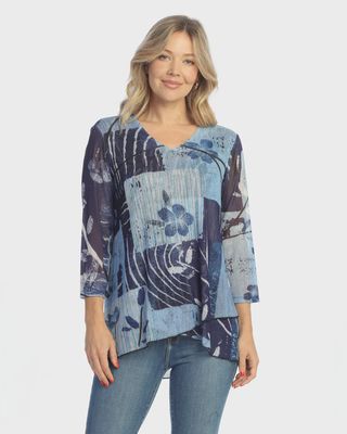 JNJ  V-neck Top CM2