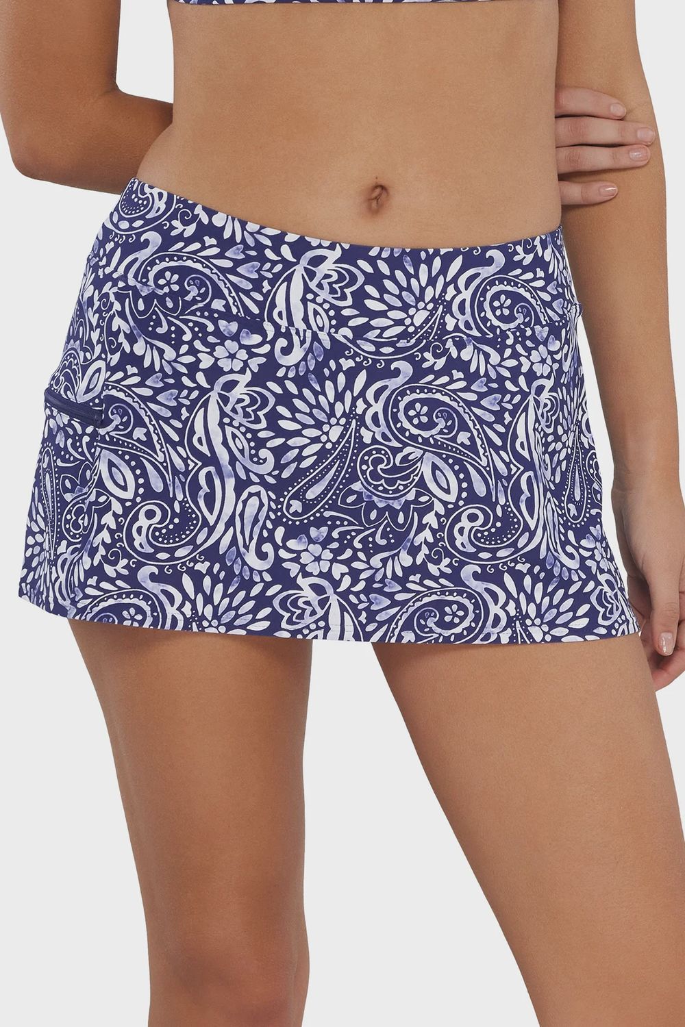 Sunset Swim Skort 40B - Marina