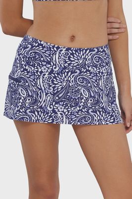 Sunset Swim Skort 40B - Marina