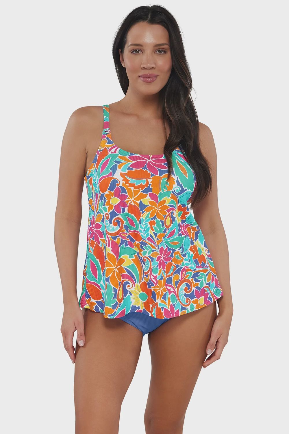Sunset Jenna Tankini 962T - Festive Floral
