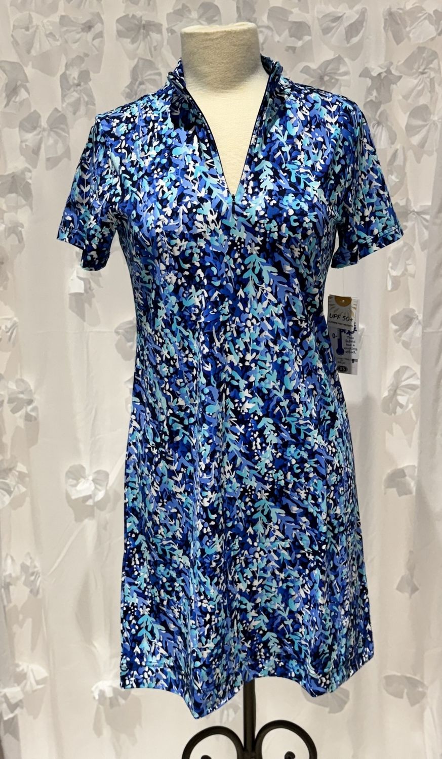 Lulu 1/4 Zip Dress SPX4598P - VINB