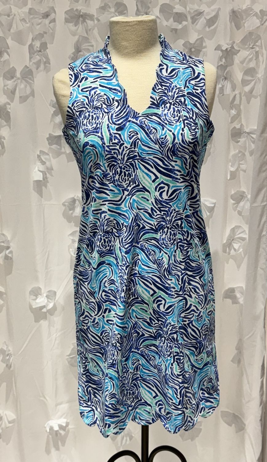Lulu Scallop Dress SPX4578P - ZBLP