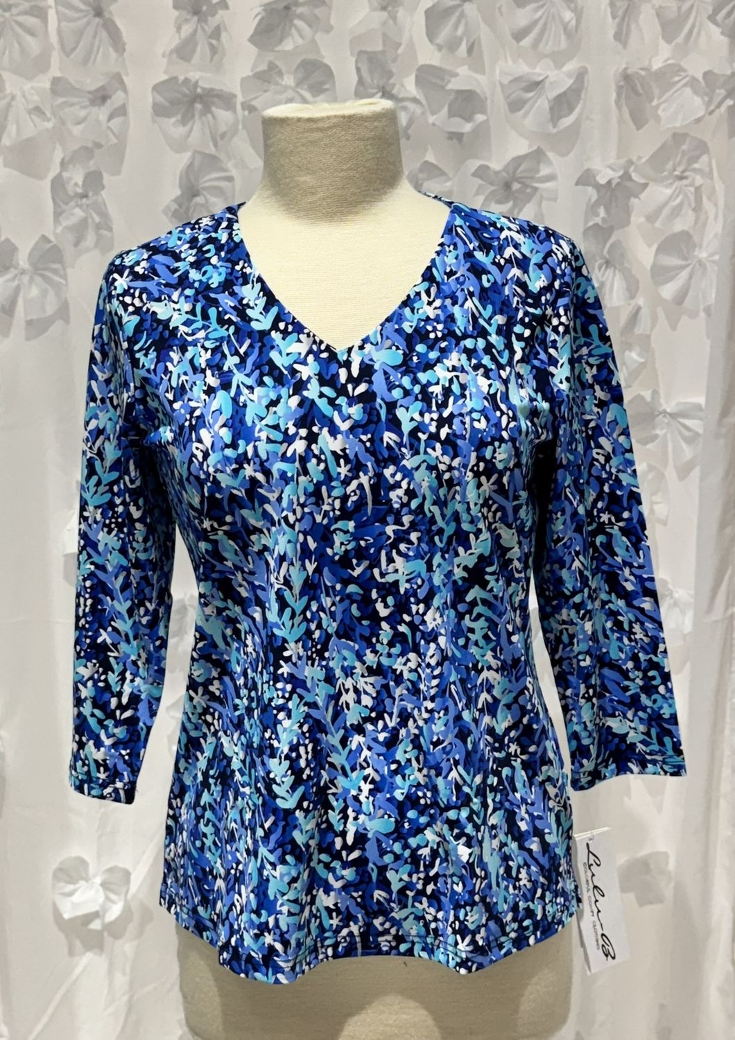 Lulu V-Neck Top SPX0471P - VINB