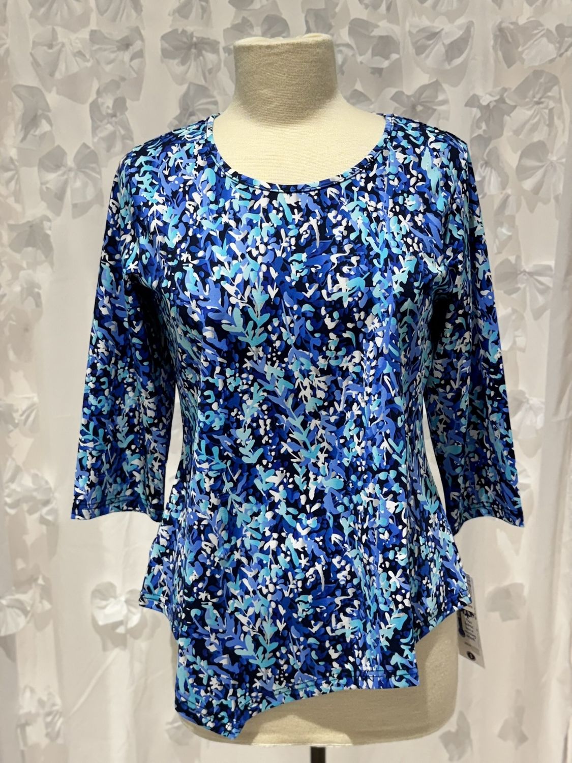 Lulu 3/4 Sleeve Top SPX0639P - VINB