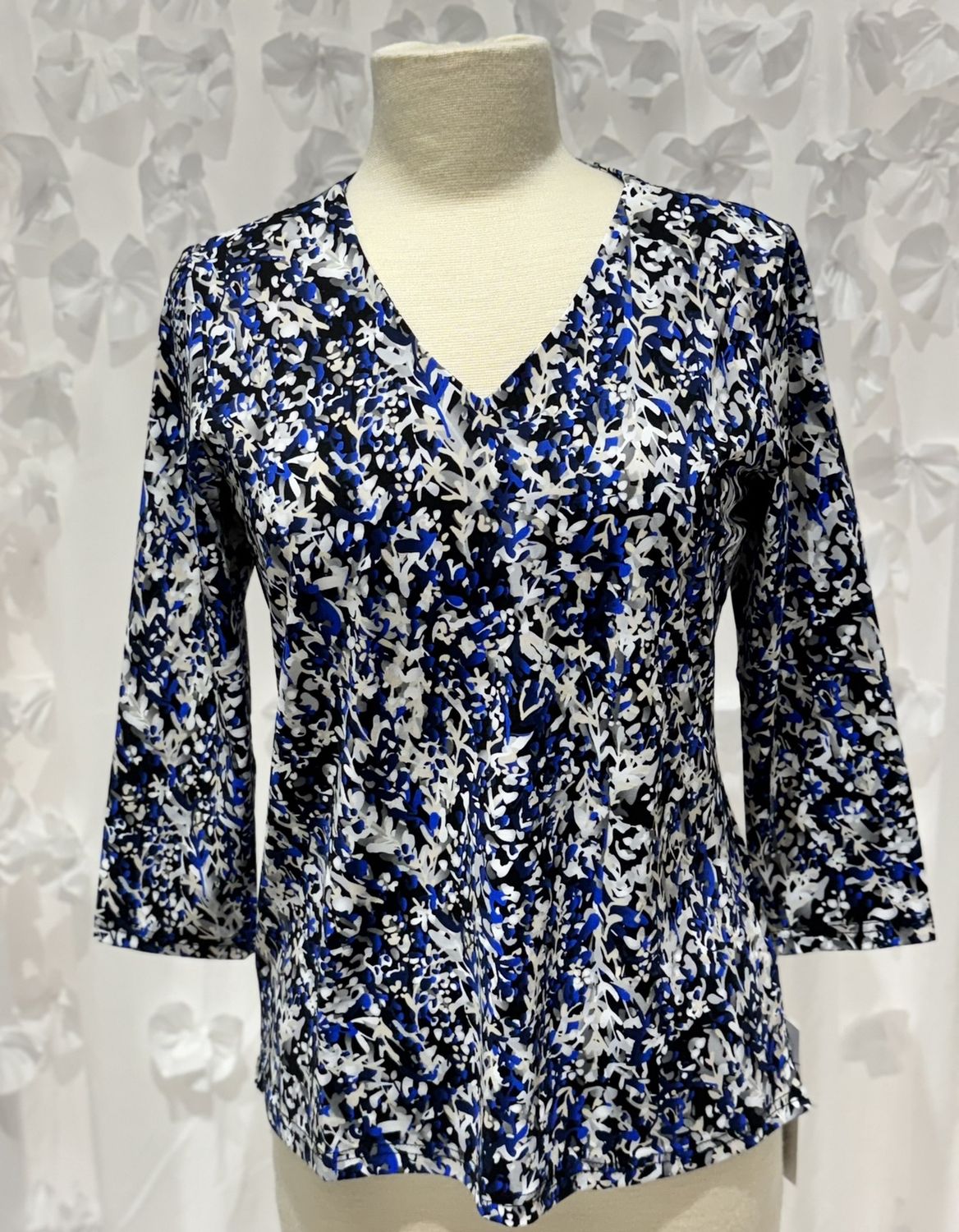 Lulu V-Neck Top SPX0471P - VIBK
