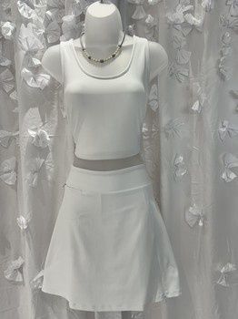 Lulu Zip Skort SPX3148S - White