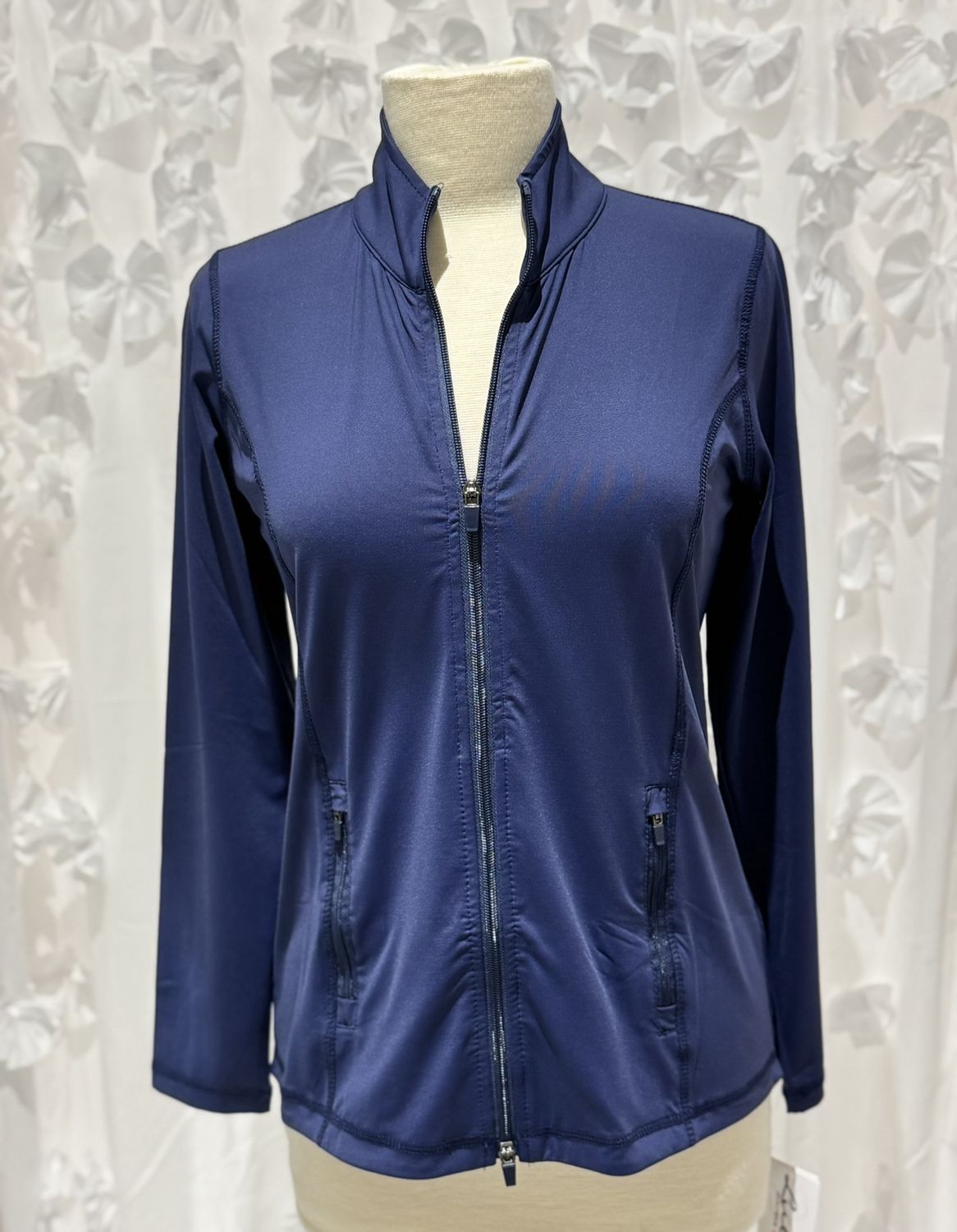 Lulu Zip Jacket SPX7418S - NVY, Size: XS
