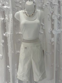 Lulu Bangladine 10” Short BLD3154 - WHT, Size: 2
