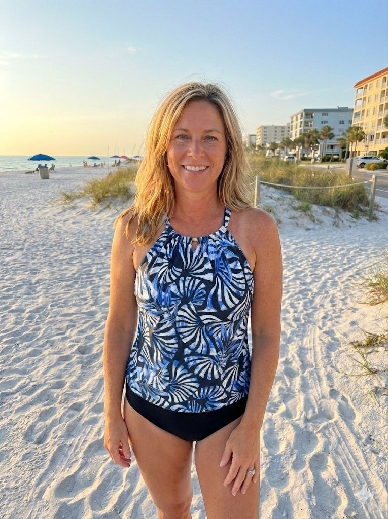 Jantzen Bianca Tankini JZ26044T - Pantheon Blue