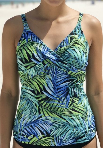 CEEB Twist Front Tankini 306T - Trunk Bay