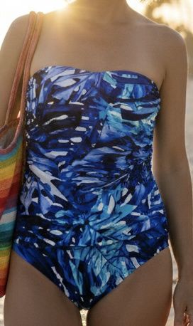 CEEB Bandeau One Piece 262 - Monstera