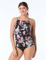 BH Jaclyn Tankini H3K060 - Black, Size: 6