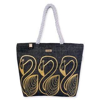 Metallic Flamingo Tote SNS6873 - Gold