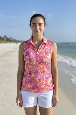 Lulu Zip Sleeveless Top SPX5211P - PTPK