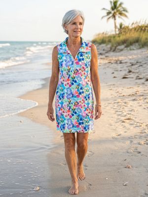 Lulu Zip Dress SPX4427P - MCDR