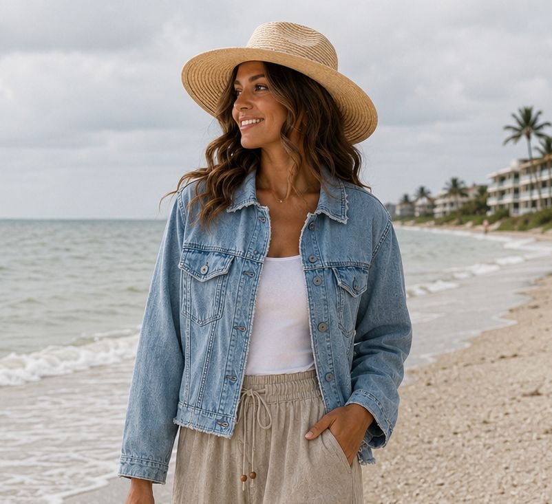 Lulu Denim Jacket DNL7403 - DNLA