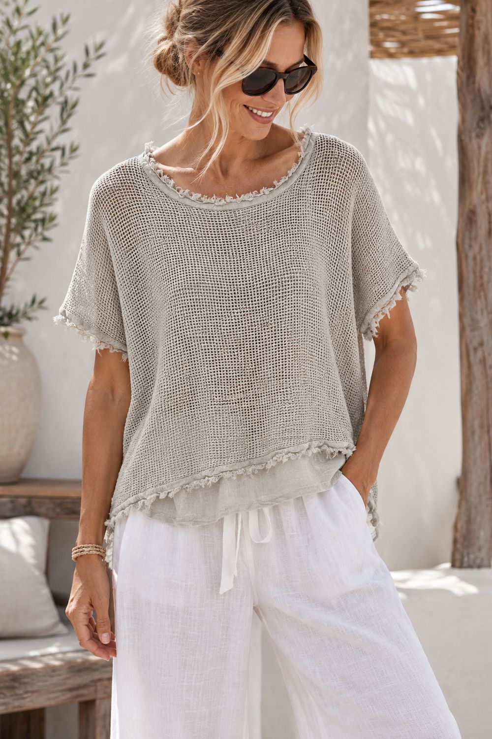 Liabella Mesh Top 32150 - Beige