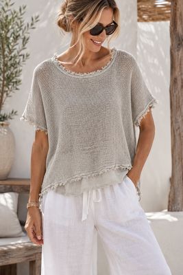 Liabella Mesh Top 32150 - Beige