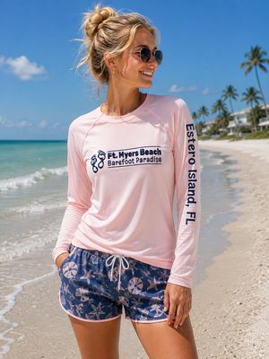 Rashguard Barefoot Paradise Ladies - Pink