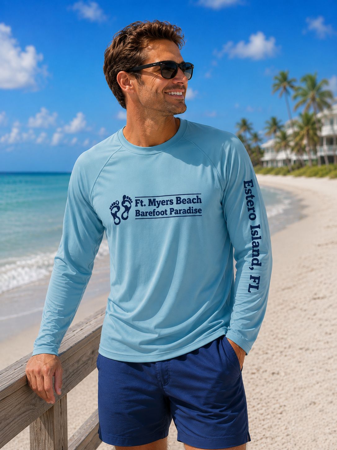Rashguard Barefoot Paradise Unisex - Water