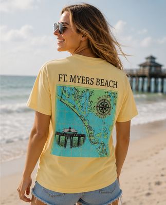 T-shirt Port of Call - Butter
