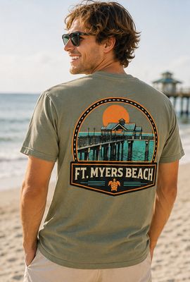 T-shirt Great Escapes - Khaki