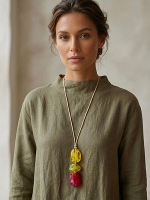 GS Necklace 87573 - Yellow
