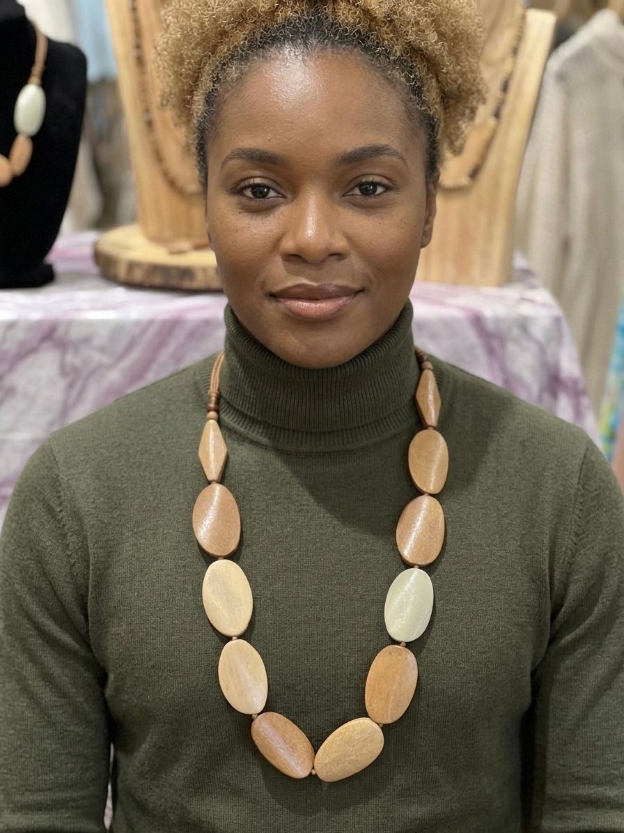 GS Necklace 87567 - Brown