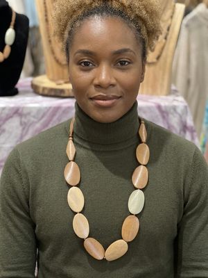 GS Necklace 87567 - Brown