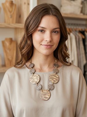 GS Necklace 87571 - Natural