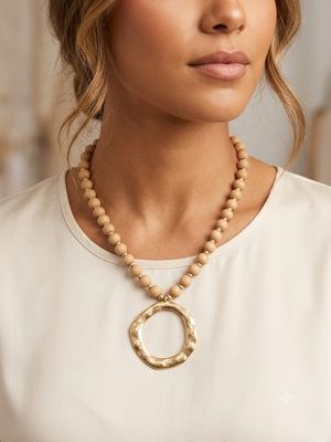 GS Necklace 75696 - Tan