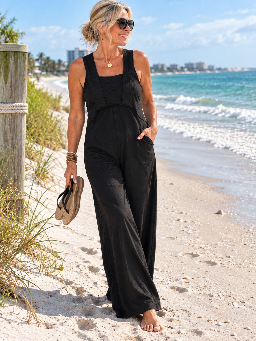 Camille &amp; Co Jumpsuit LB2526 - Black