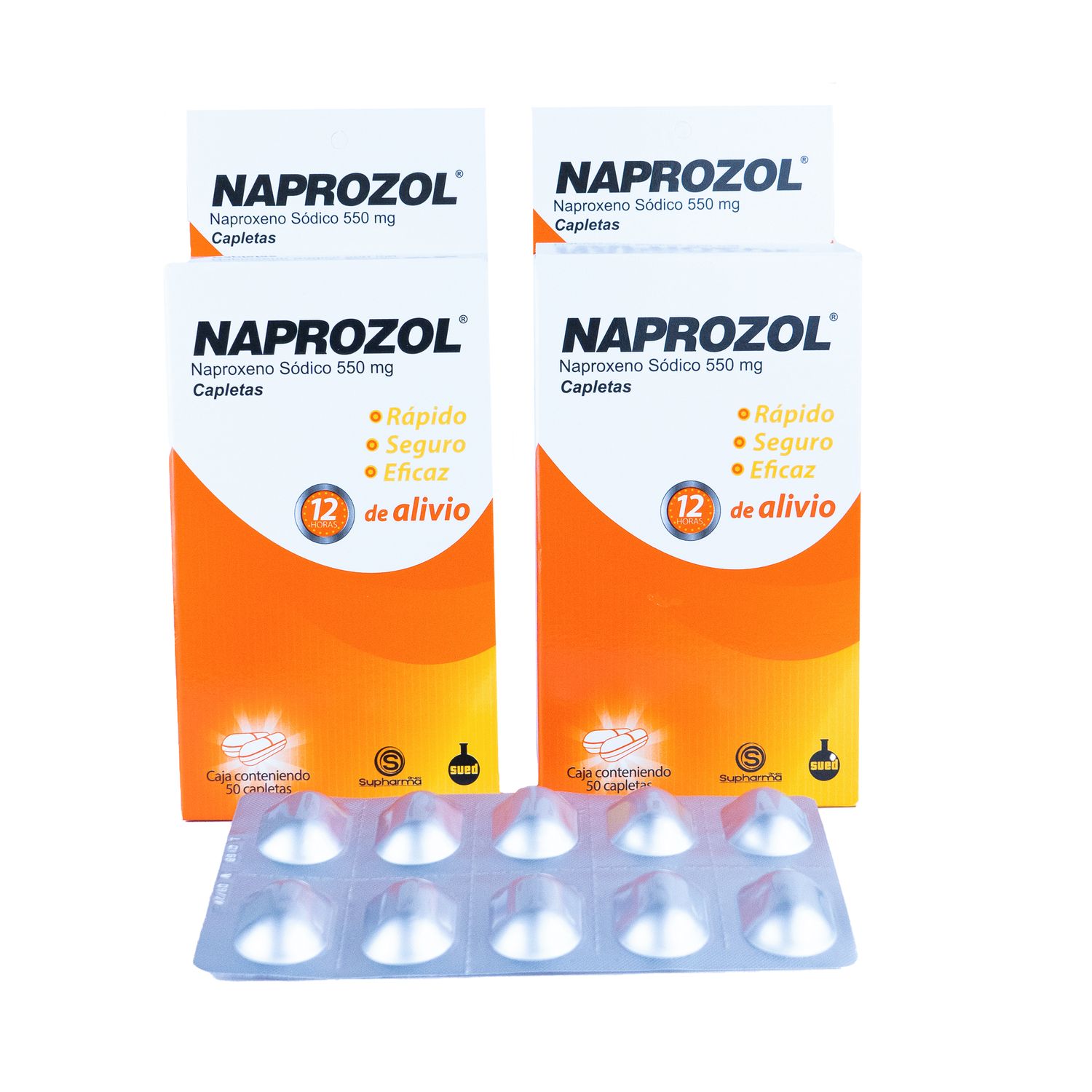 NAPROZOL 550 mg Capletas