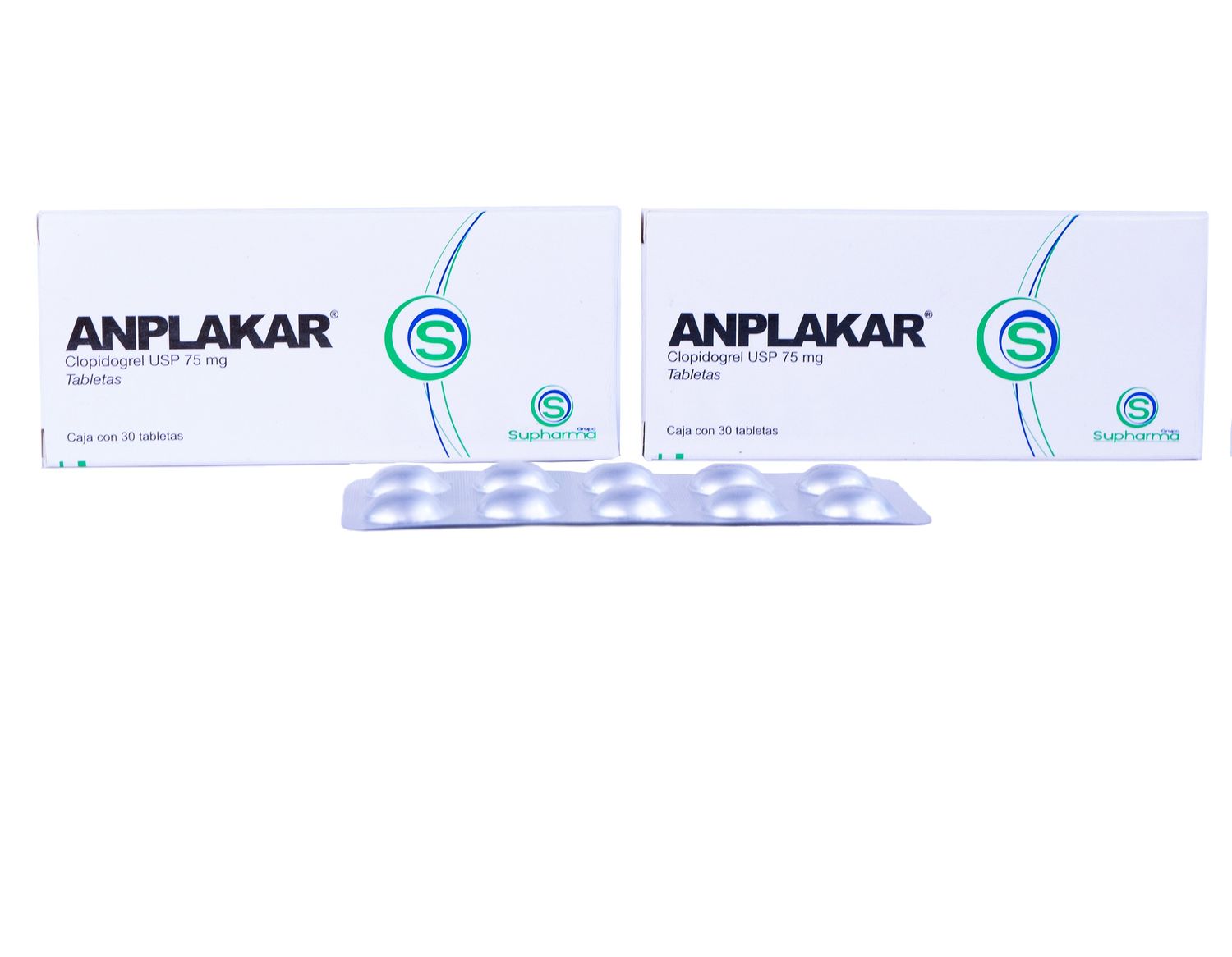 ANPLAKAR 75 mg Tabletas