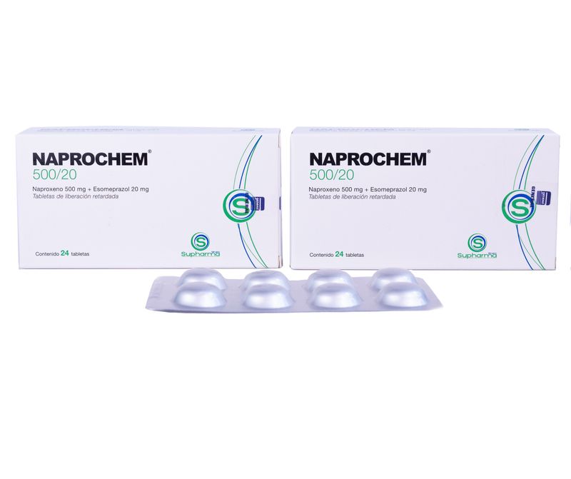 NAPROCHEM 500 mg /20 mg Tabletas
