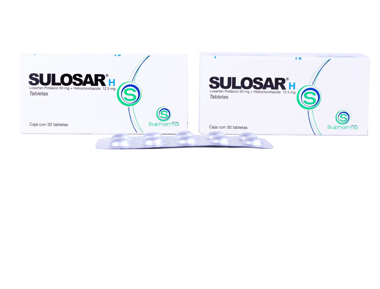 SULOSAR H 50 mg + 12.5 mg Tabletas.