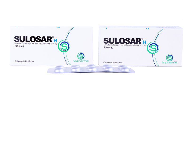 SULOSAR H 50 mg + 12.5 mg Tabletas.