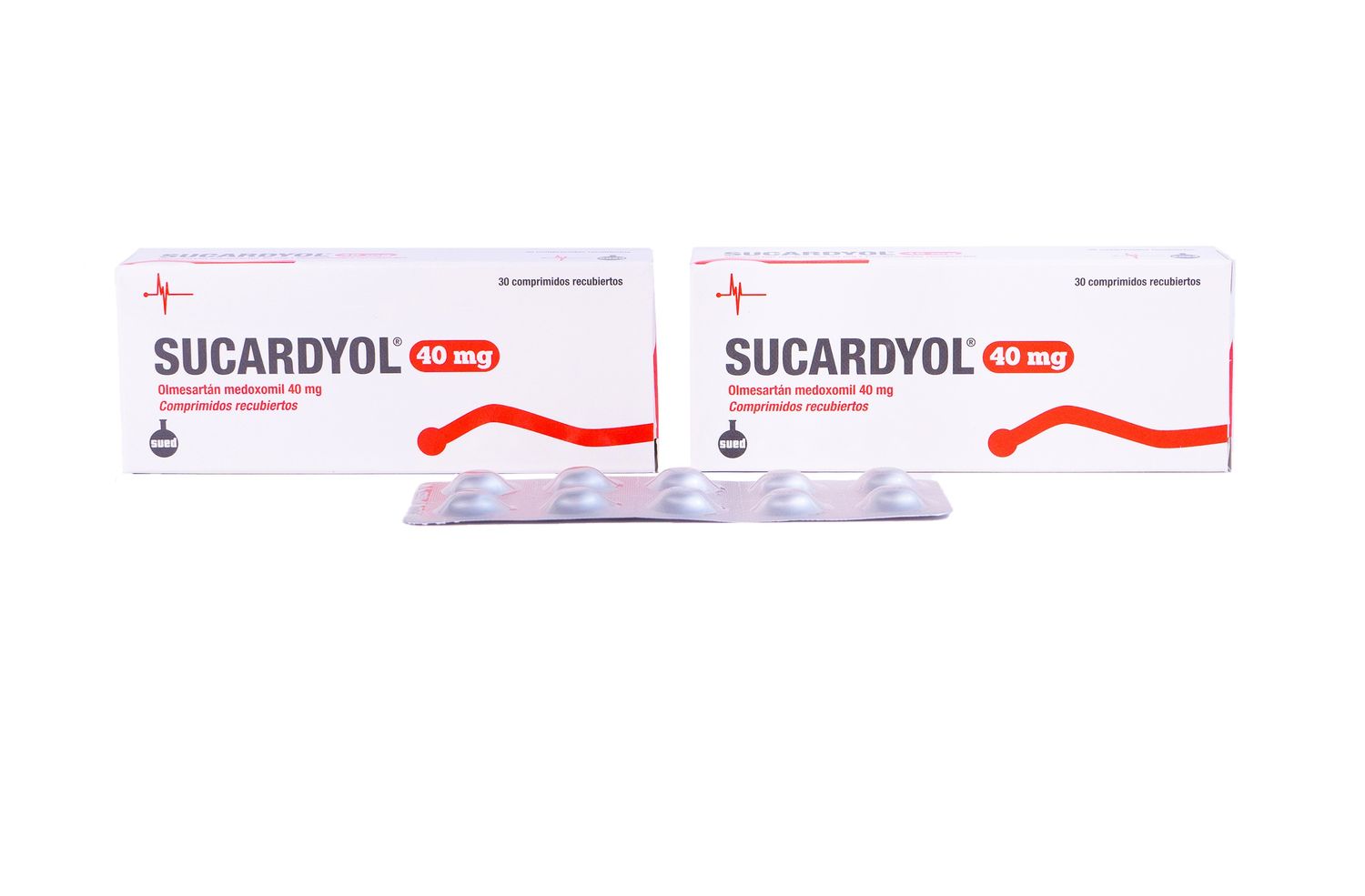 SUCARDYOL 40 mg Comprimidos recubiertos
