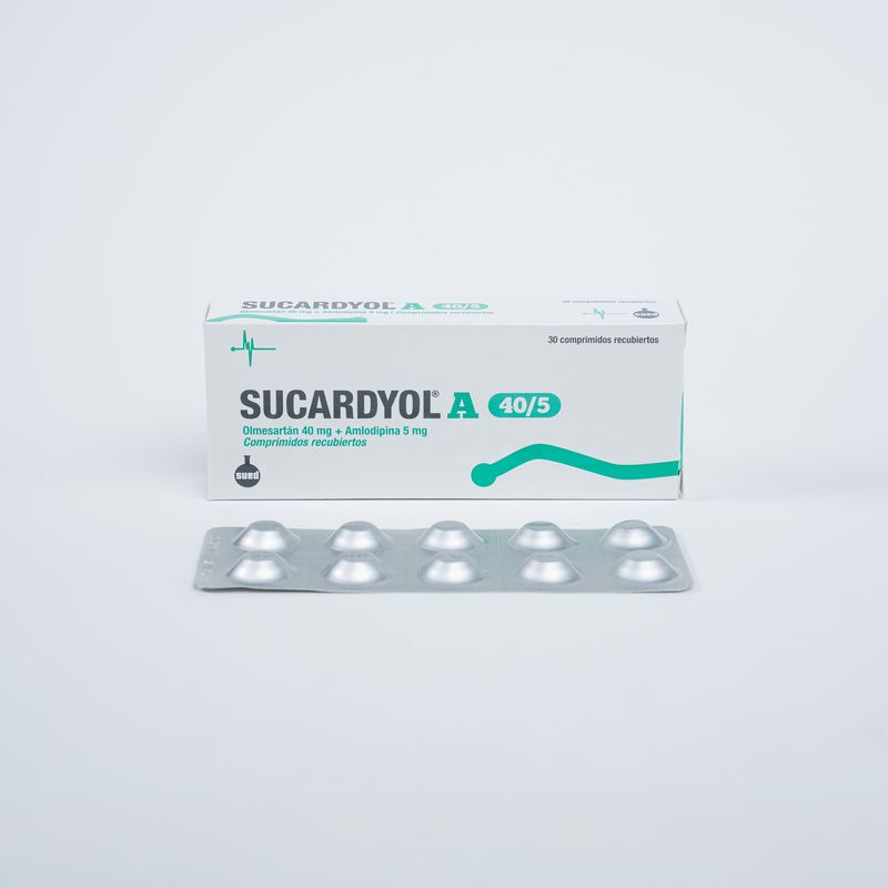 SUCARDYOL®  A 40 mg / 5 mg comprimidos recubiertos