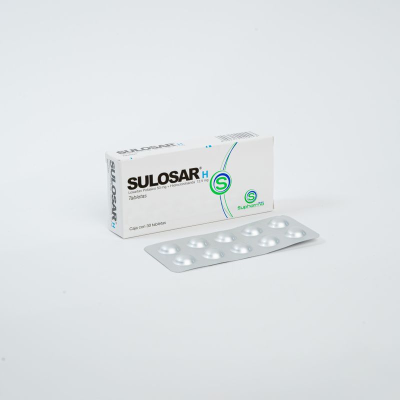 SULOSAR® H 50 mg + 12.5 mg Tabletas.