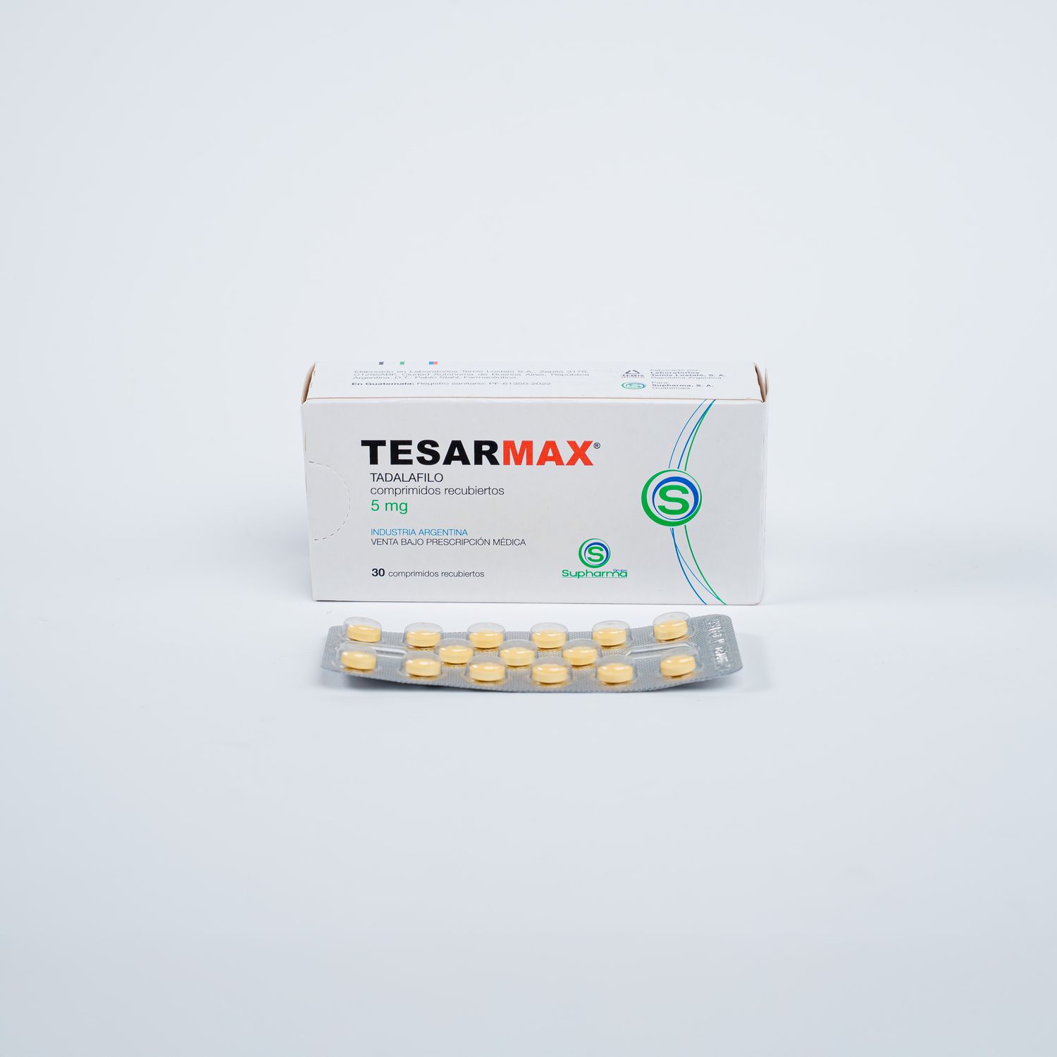 TESARMAX® 5 mg Comprimidos recubiertos